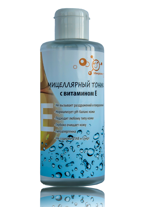 1.18. Мицеллярный ТОНИК
с витамином Е
флакон 200 мл.
Оптовая цена от 3 шт.!
Предзаказ_сентябрь 2020 г.! 1.18. Мицеллярный ТОНИК
с витамином Е
флакон 200 мл.
Оптовая цена от 3 шт.!
Предзаказ_сентябрь 2020 г.!